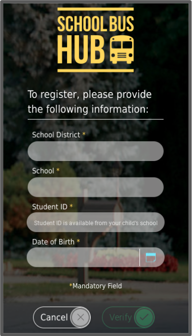 registration info
