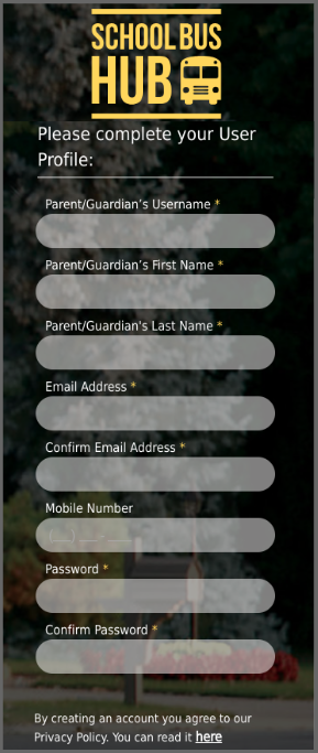 create profile