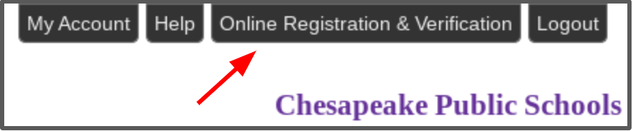online registration & verification button