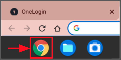 chrome and onelogin tab