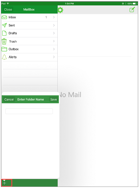 synergy mail folders