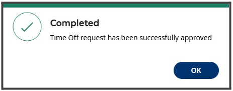 Approval Completed