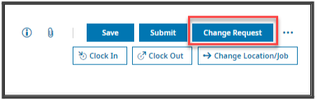 website timesheet change request button