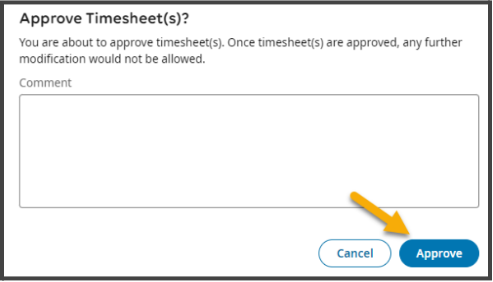 Confirmation Pop up Window