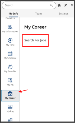 Search for Jobs