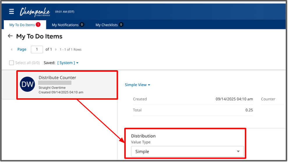 Distribution Field Type