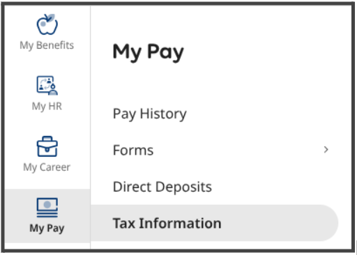 My Pay Tax Information