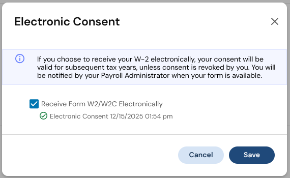 electronic consented information