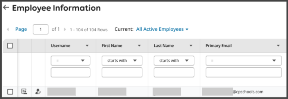Employee Email Column Added
