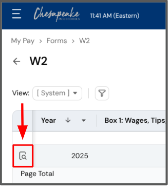W2 View Icon