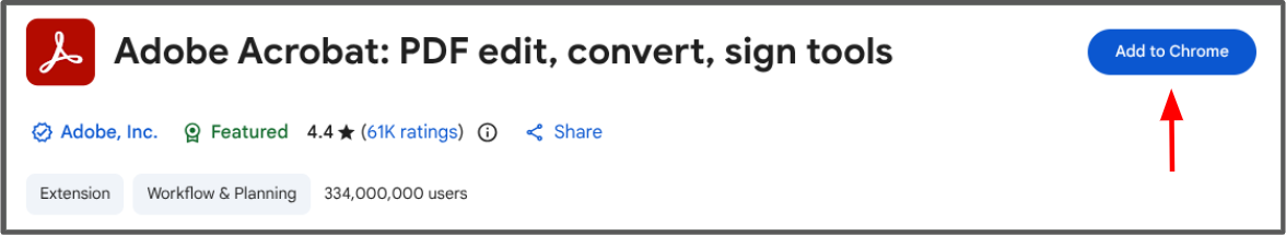 add adobe acrobat to chrome
