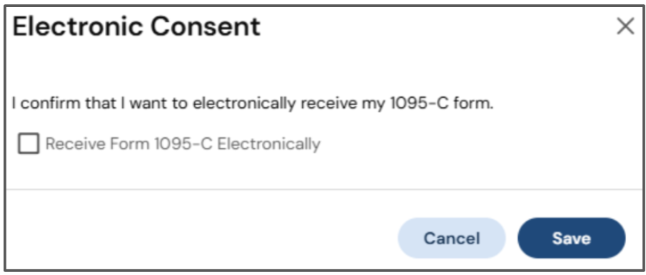 Electronic Consent Box
