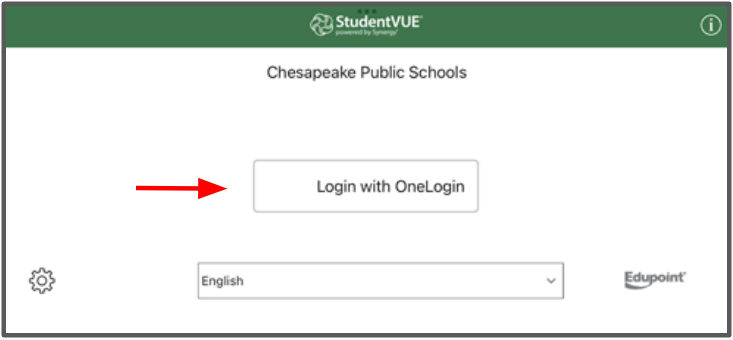 login with onelogin button