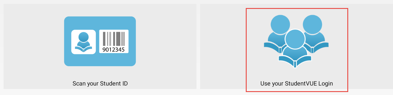 use your StudentVUE login icon