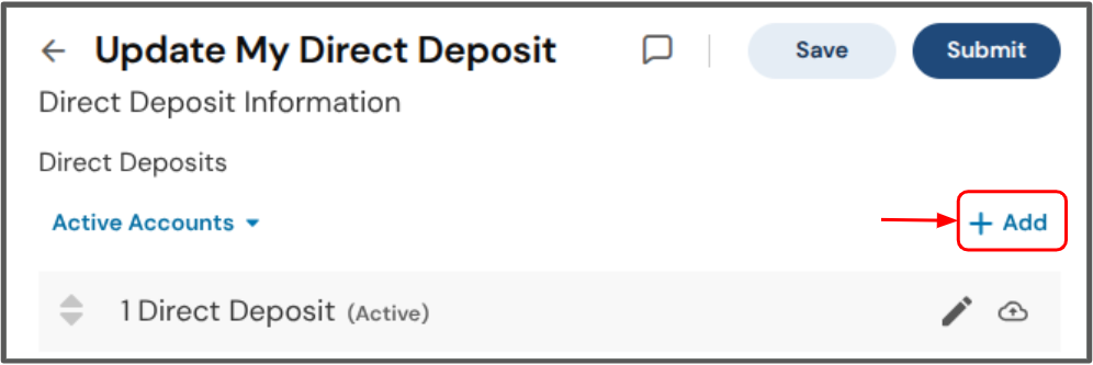 +Add button