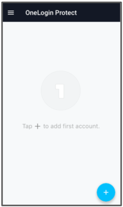 add first account screen