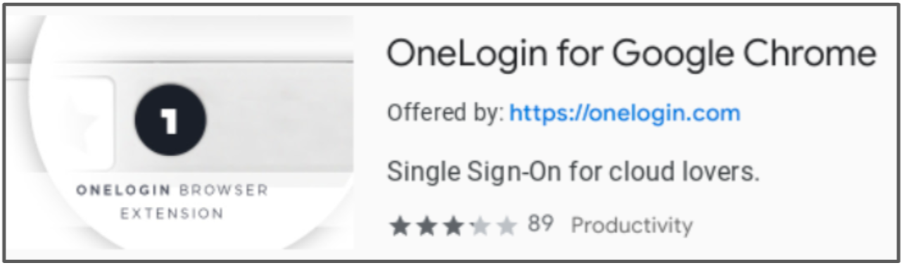 onelogin extension icon