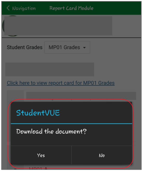 download report card