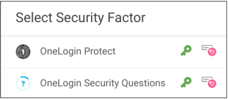 security factor options