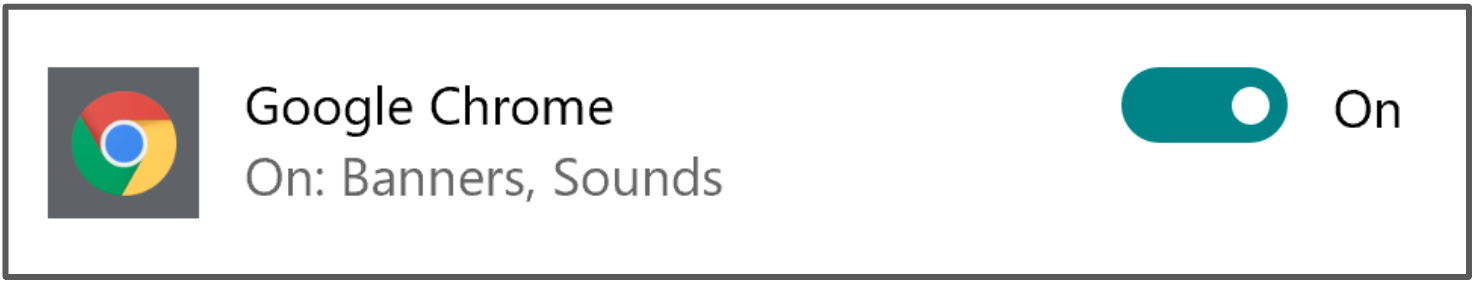 google chrome option
