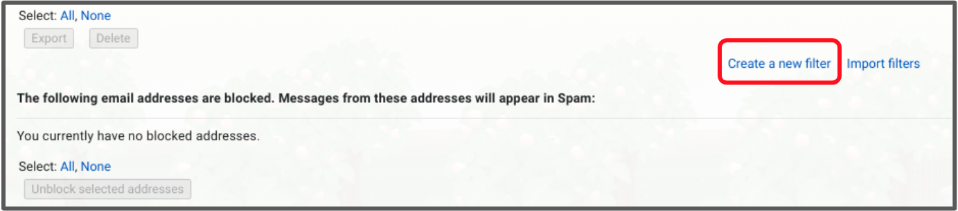 create a new filter button